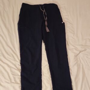 Womens Figs Yola Skinny Scrub Pants 2.0 Navy Blue